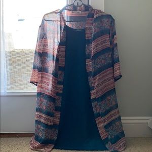Dress and Shawl set
